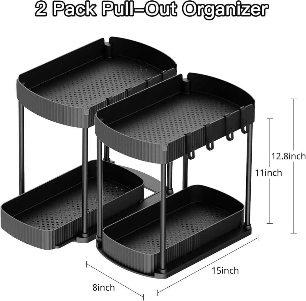 Expandable Under Sink Organizer Rack