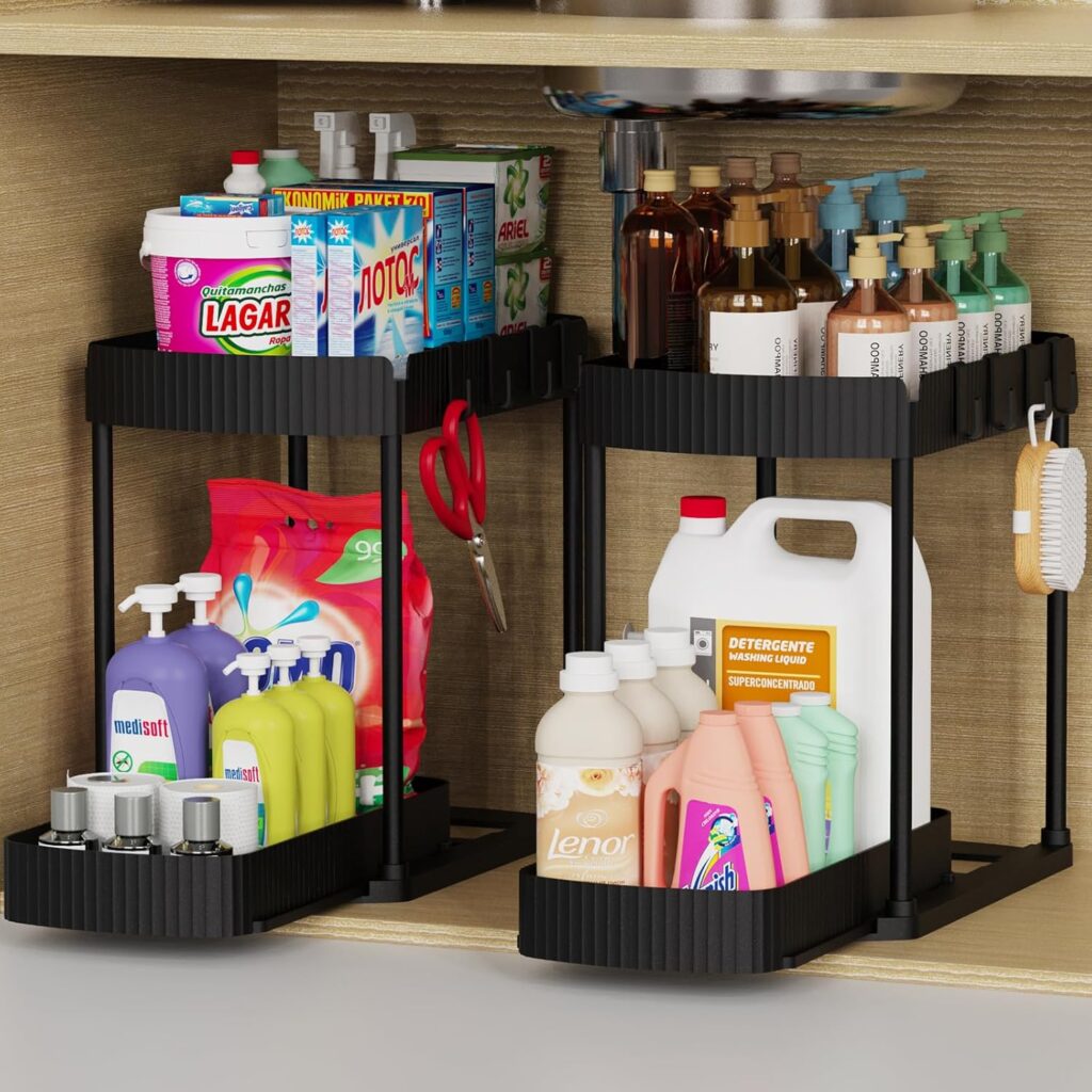 Sliding Drawer Under Sink Organizer