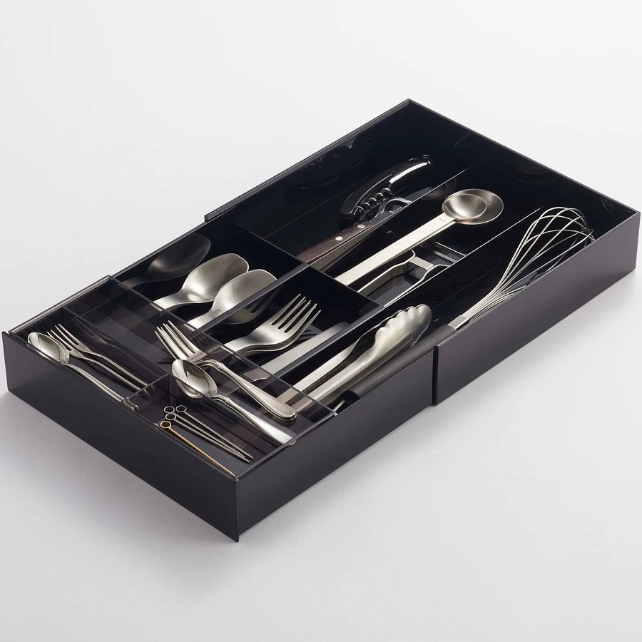 kitchen drawer organizer with utensils neatly arranged