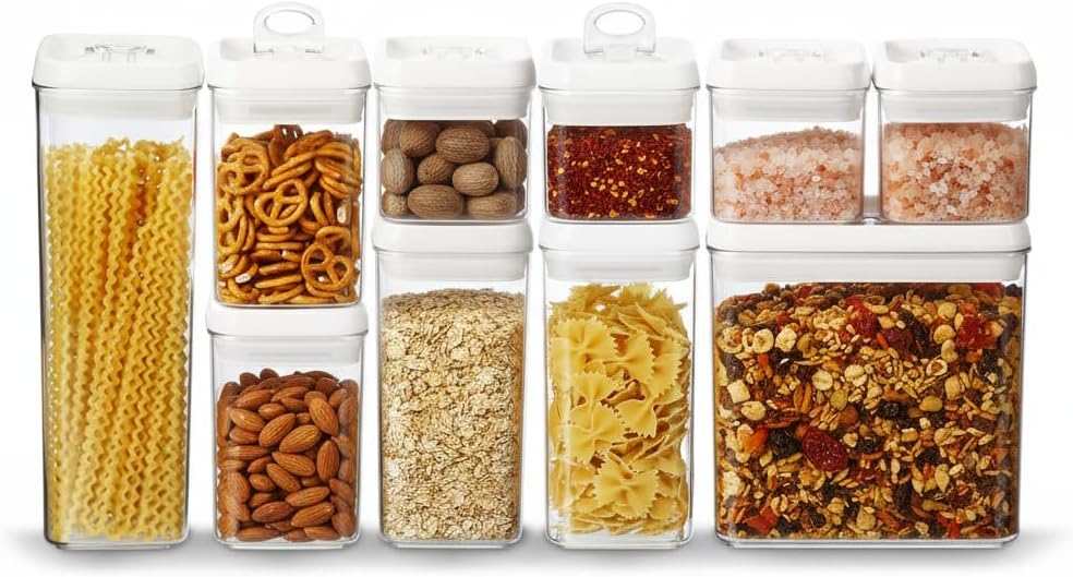 small kitchen storage containers organization