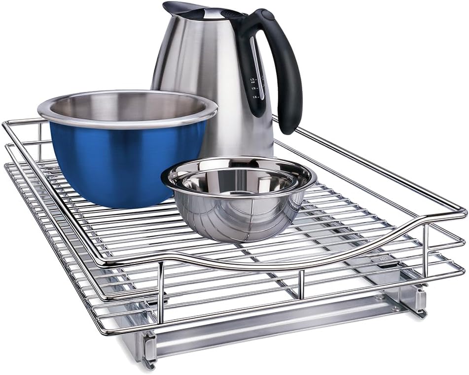 pull out cabinet organizer sliding shelf for kitchen cabinets